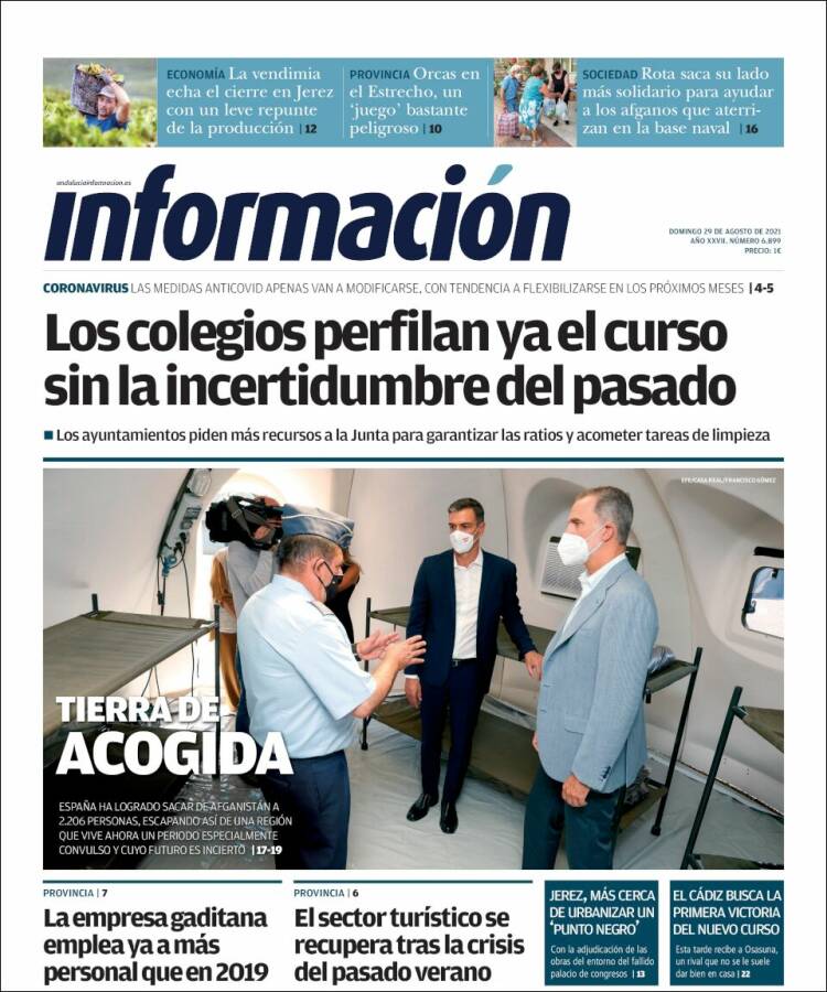 Portada de Información - Cadiz (España)