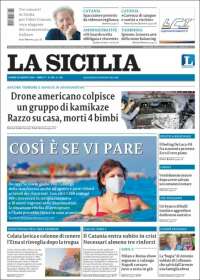 Portada de La Sicilia (Italia)