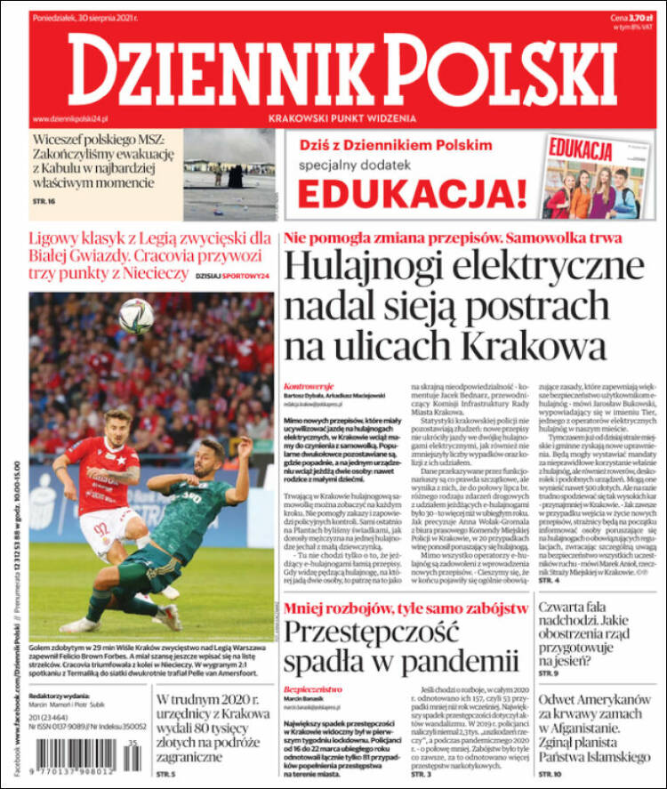 Portada de Dziennik (Polonia)