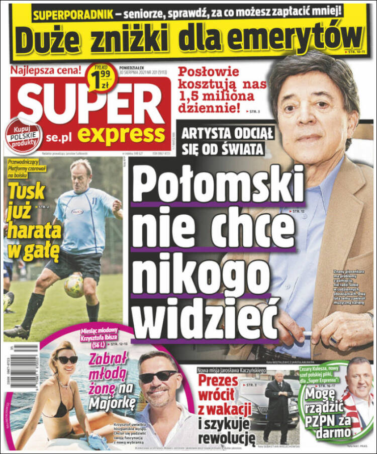 Portada de Super Express (Polonia)