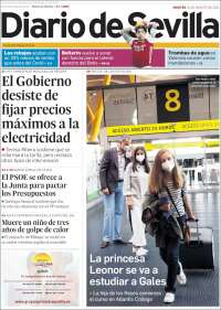 Portada de Diario de Sevilla (España)