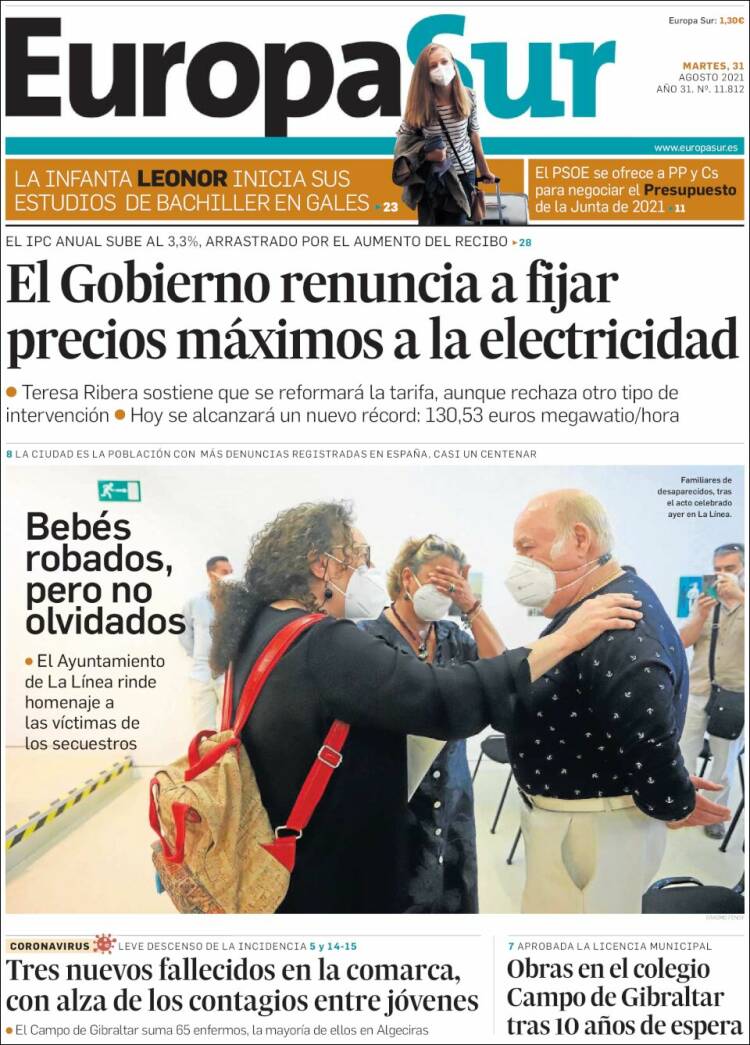 Portada de Europa Sur (España)