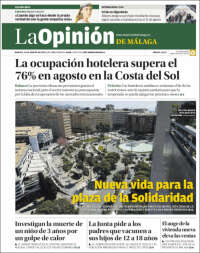 Portada de La Opinión de Málaga (Espagne)