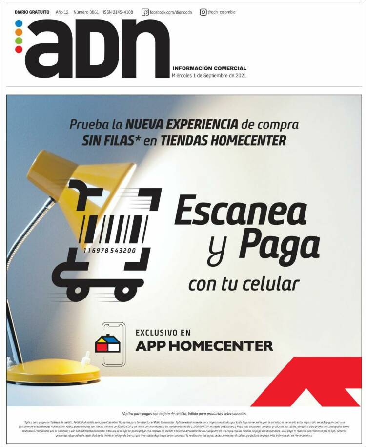 Portada de ADN - Medellín (Colombia)