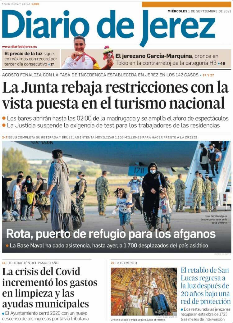 Portada de Diario de Jerez (Espa&ntilde;a)