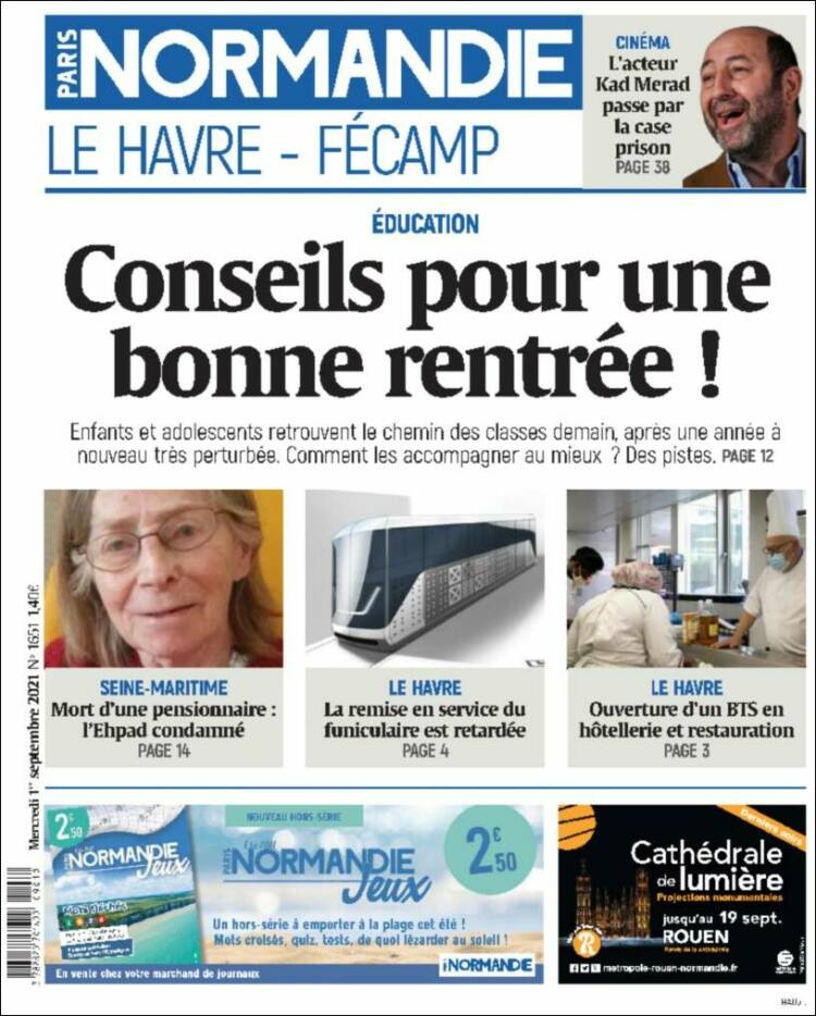 Portada de Le Havre Libre (Francia)