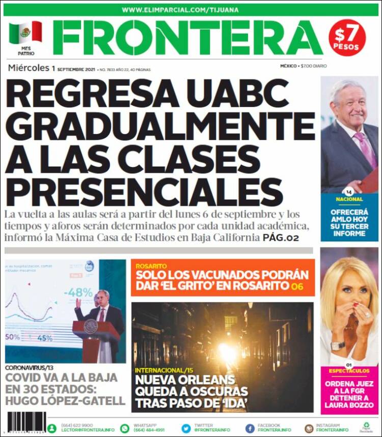 Portada de Frontera (M&eacute;xico)