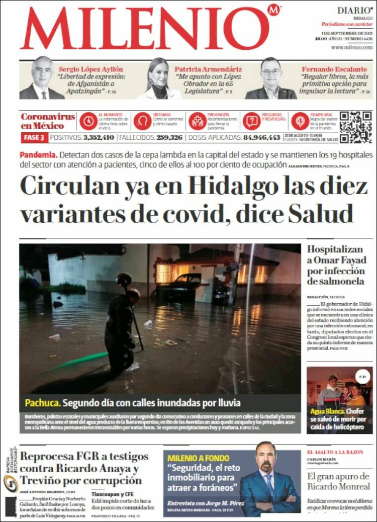 Portada de Milenio de Hidalgo (México)