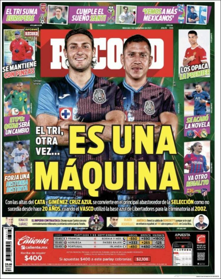 Portada de Record (M&eacute;xico)