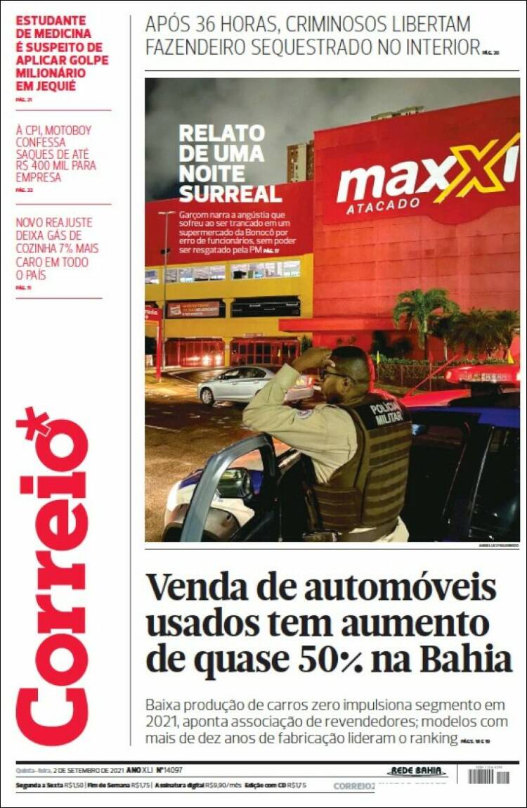 Portada de Correio* (Brasil)