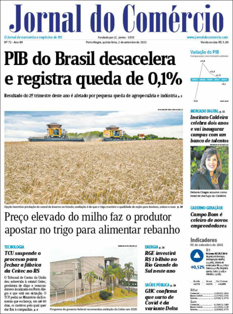 Portada de Jornal do Comércio (Brasil)