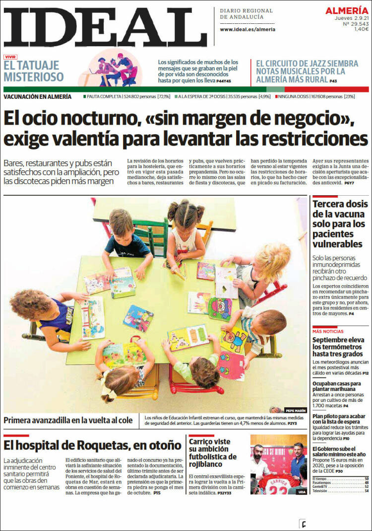 Portada de Ideal Almeria (Espa&ntilde;a)