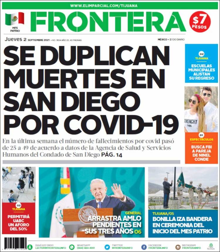 Portada de Frontera (M&eacute;xico)