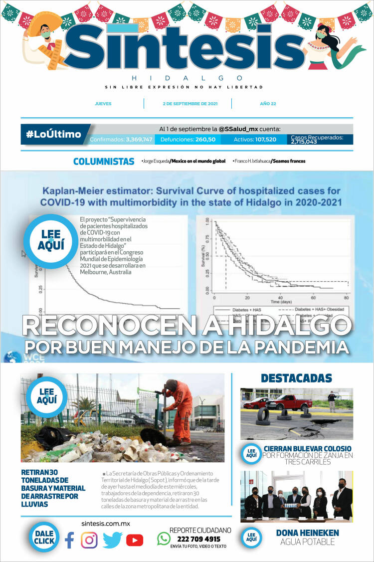 Portada de Sistesis - Hidalgo (M&eacute;xico)