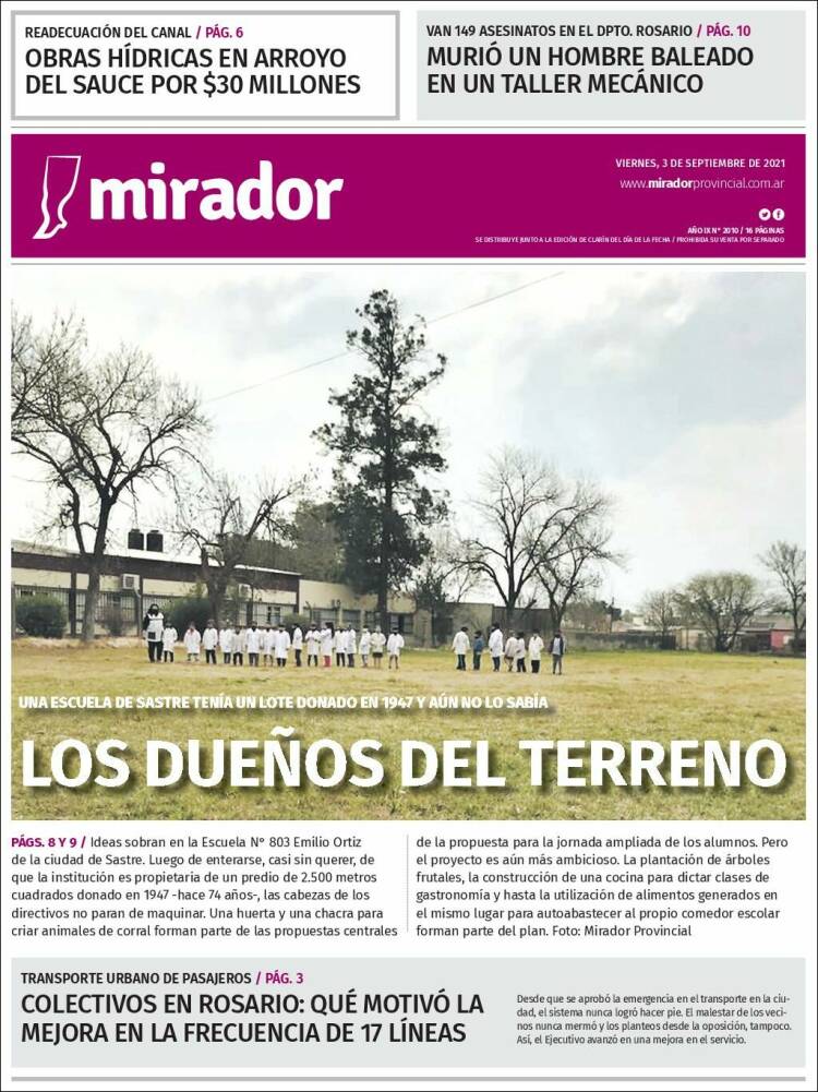 Portada de Mirador Provincial (Argentina)