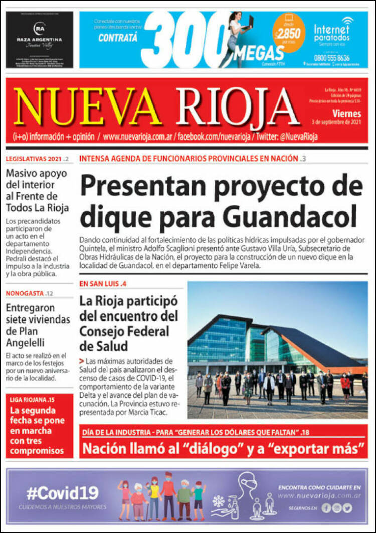 Portada de Nueva Rioja (Argentina)