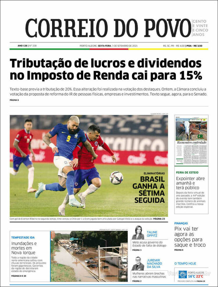 Portada de Correio Do Povo (Brasil)