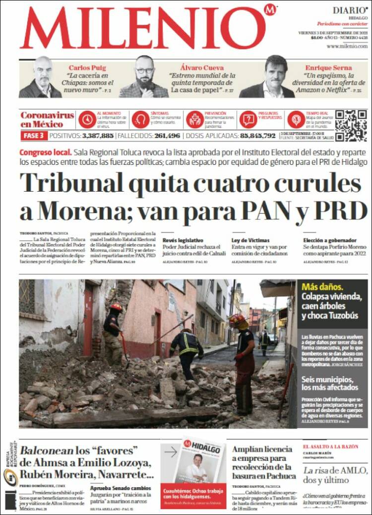 Portada de Milenio de Hidalgo (M&eacute;xico)