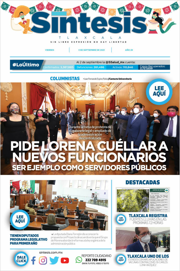 Portada de Síntesis de Tlaxcala (M&eacute;xico)