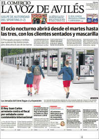 Portada de El Comercio - Avilés (Espa&ntilde;a)