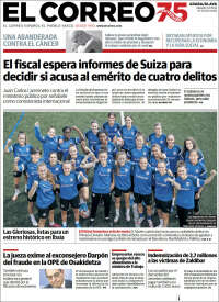 Portada de El Correo - Álava (Espa&ntilde;a)