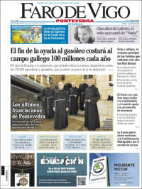 Portada de El Faro de Vigo - Pontevedra (Espa&ntilde;a)