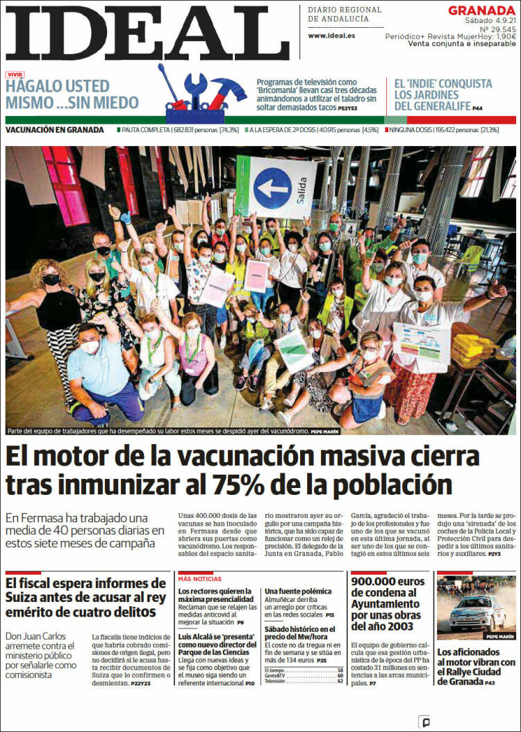 Portada de Ideal (Espa&ntilde;a)