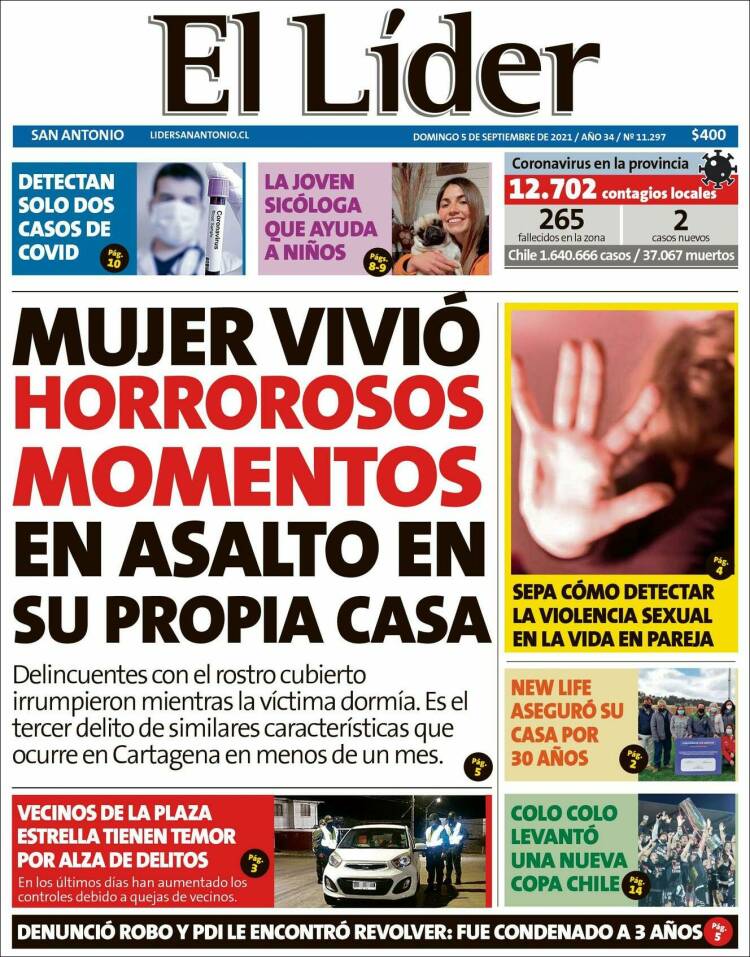 Portada de Lider de San Antonio (Chile)