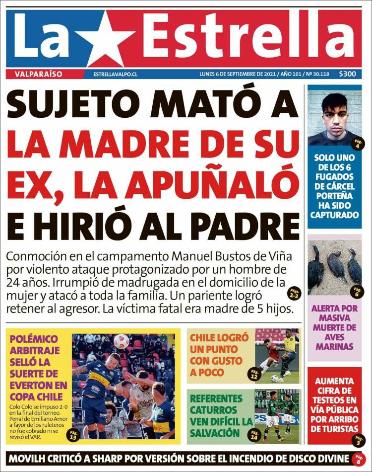 Portada de Estrella de Valparaiso (Chile)