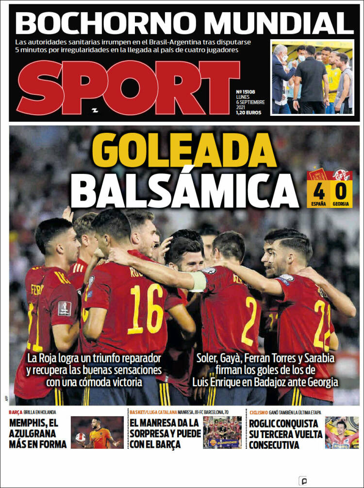 Portada de Sport (España)