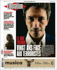 Portada de Libération (Francia)