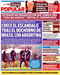 Portada de Diario Popular (Argentina)