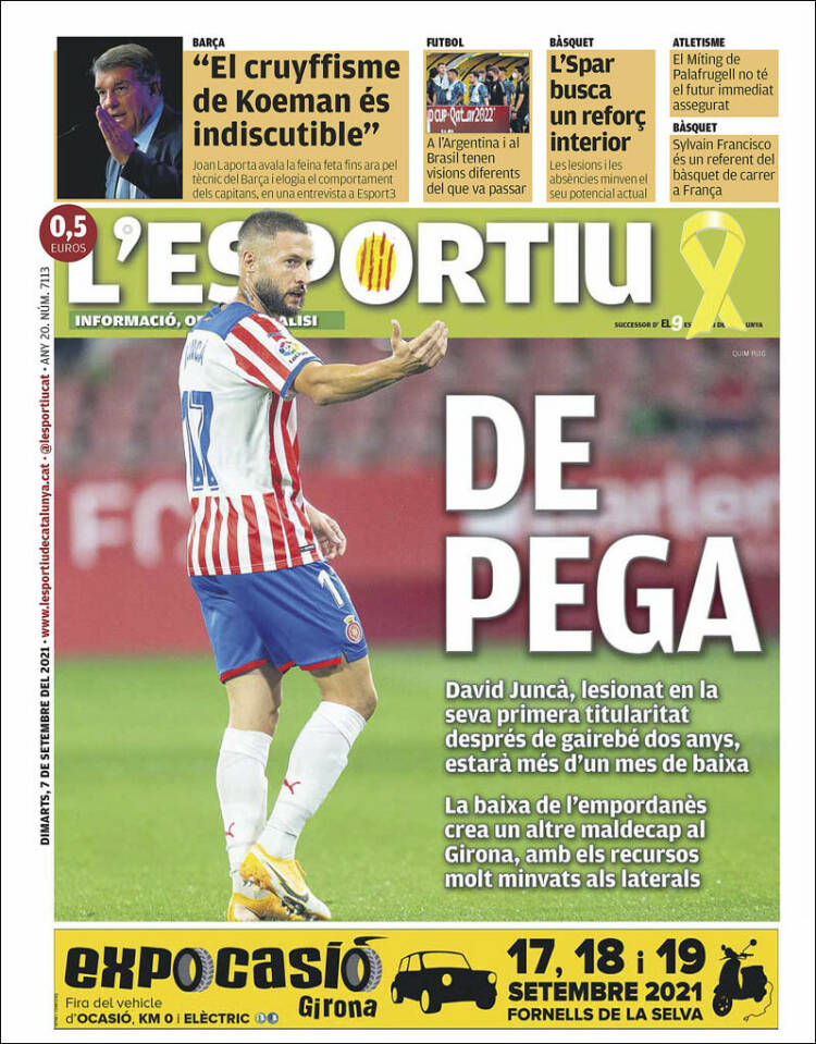 Portada de L'Esportiu : Girona (España)