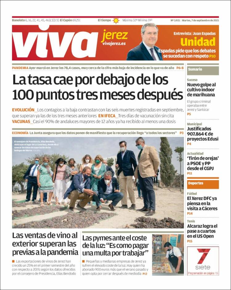 Portada de Información - Jerez (España)