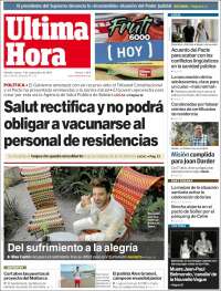 Portada de Última Hora (España)