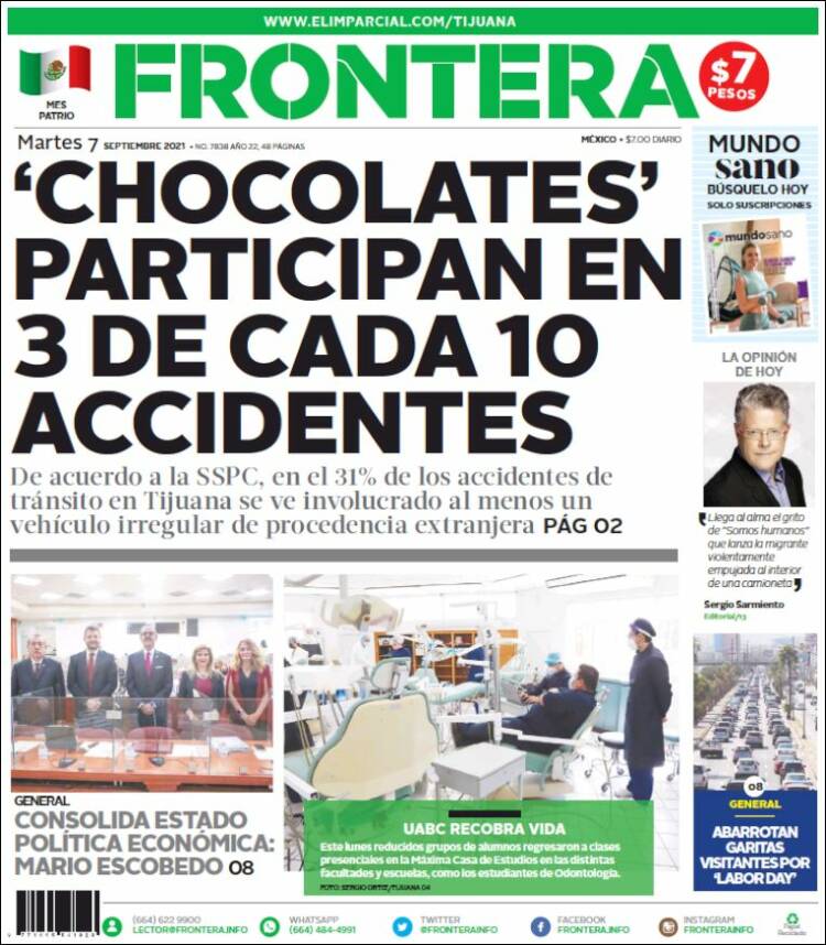 Portada de Frontera (M&eacute;xico)