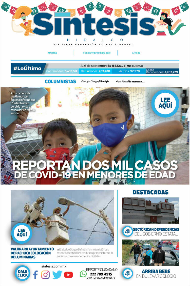 Portada de Sistesis - Hidalgo (M&eacute;xico)