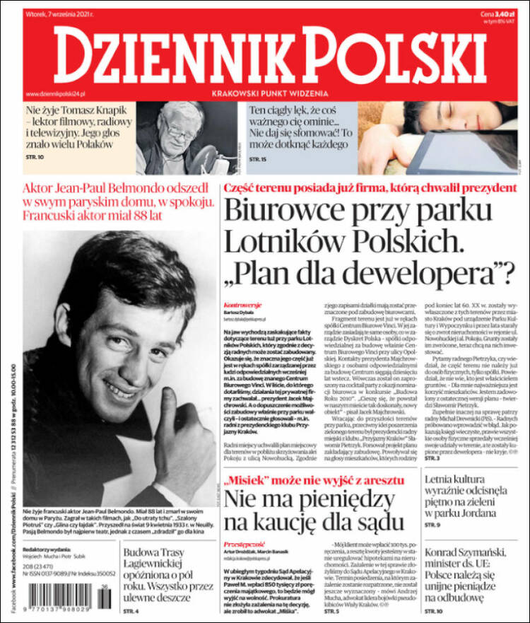 Portada de Dziennik (Polonia)