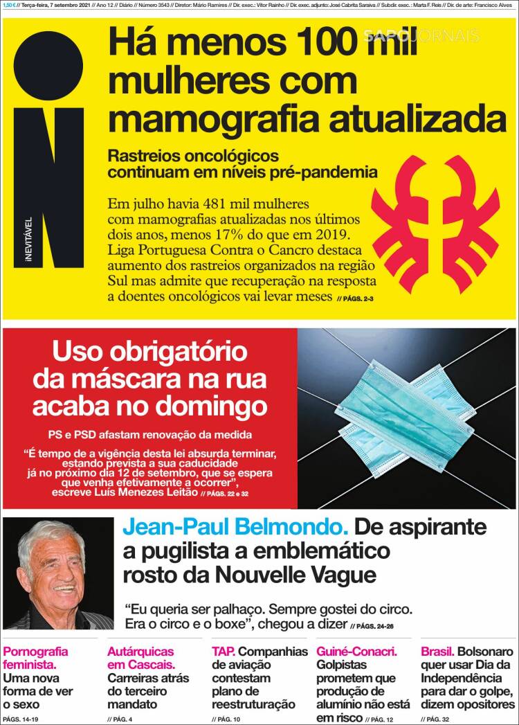 Portada de I - informação (Portugal)