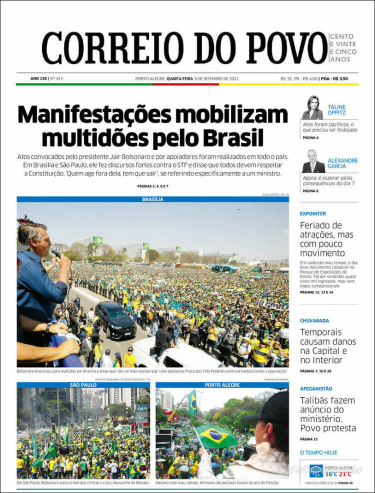 Portada de Correio Do Povo (Brasil)