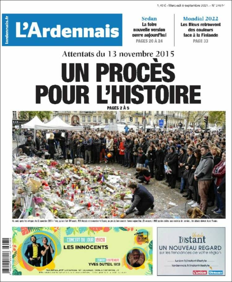 Portada de L'Ardenais (Francia)