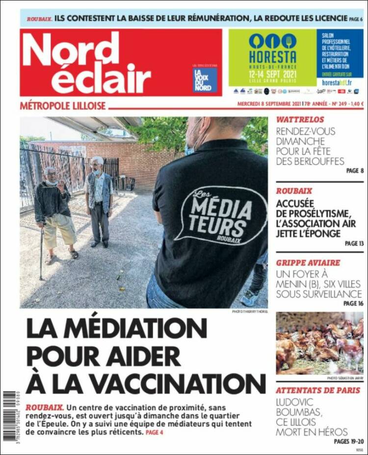 Portada de Nord Éclair (Francia)