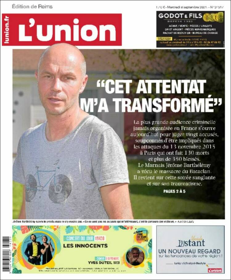 Portada de L'Union (Francia)