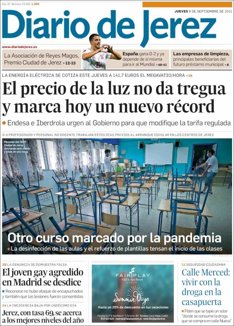 Portada de Diario de Jerez (España)