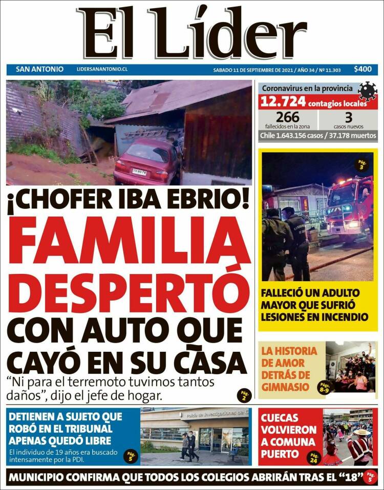 Portada de Lider de San Antonio (Chile)