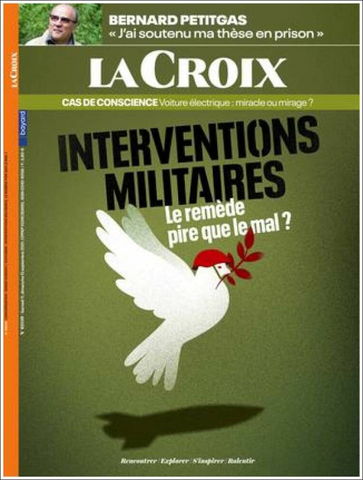 Portada de La Croix (Francia)