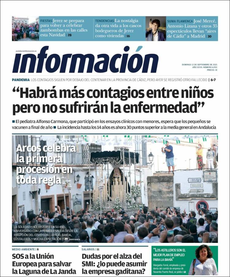 Portada de Información - Cadiz (España)