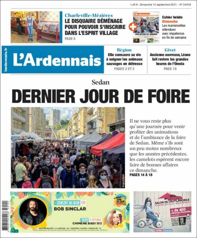 Portada de L'Ardenais (Francia)