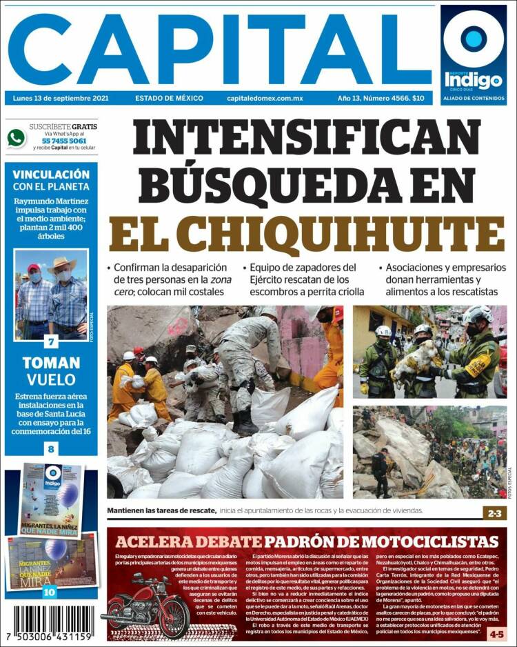 Portada de Capital México (M&eacute;xico)