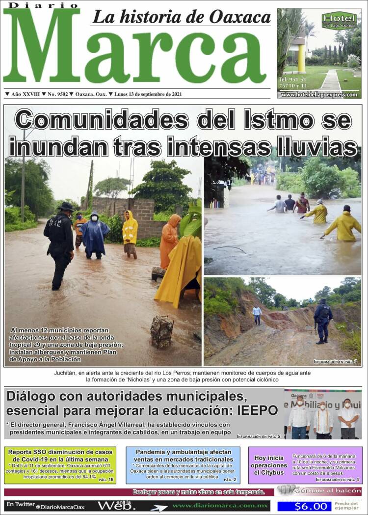 Portada de Diario Marca (M&eacute;xico)